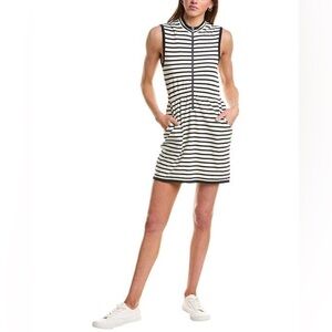 ▪️KULE Stripped Zipper Front Mini Dress